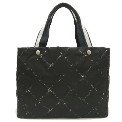 Pre-owned Chanel Nylon Tote Bag () In Black