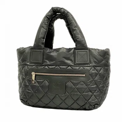 Pre-owned Chanel Nylon Tote Bag () In Black