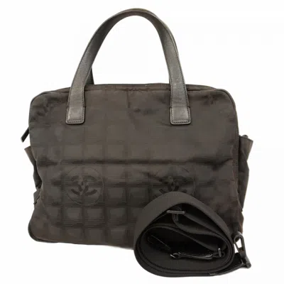Pre-owned Chanel Nylon Tote Bag () In Black