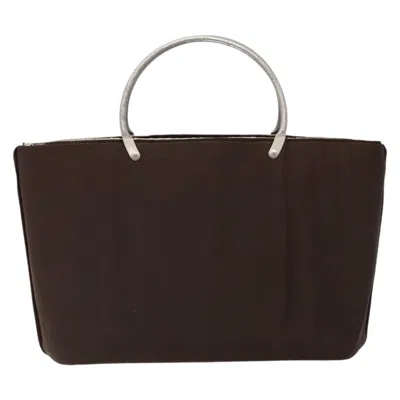 Pre-owned Chanel Nylon Tote Bag () In Brown