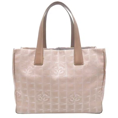 Pre-owned Chanel Nylon Tote Bag () In Sand