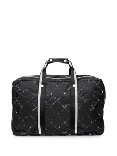 Chanel Old Travel Line Travel Bag In Black