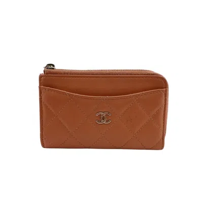 Pre-owned Chanel Orange Coin Purse/coin Case ()