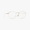 Chanel Oval Eyeglasses In Light Gold 