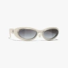 Chanel Oval Sunglasses