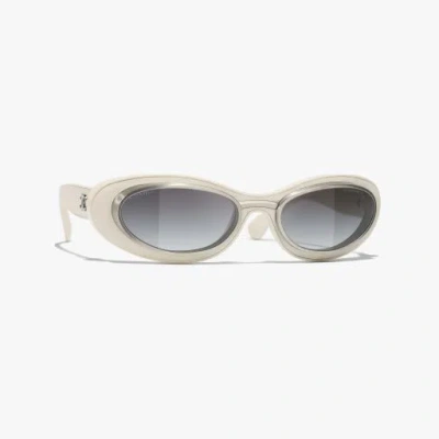 Chanel Oval Sunglasses
