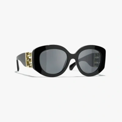 Chanel Oval Sunglasses
