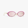 Chanel Oval Sunglasses
