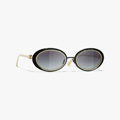 Chanel Oval Sunglasses