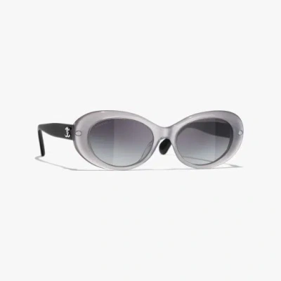 Chanel Oval Sunglasses