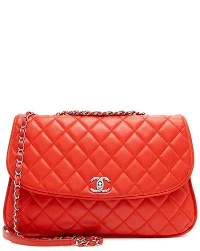 Pre-owned Chanel Pagode Piping Flap Leather Crossbody