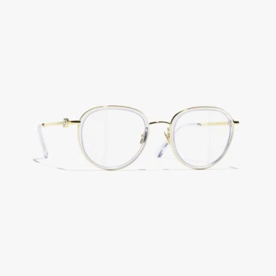 Chanel Pantos Eyeglasses In White