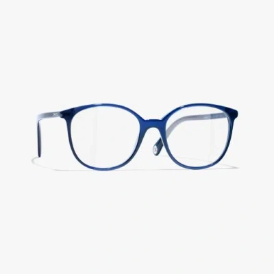 Chanel Pantos Eyeglasses In Blue 