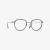 Chanel Pantos Eyeglasses In Dark Silver 