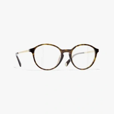 Chanel Pantos Eyeglasses In Brown