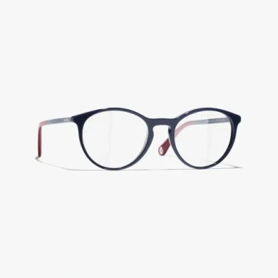 Chanel Pantos Eyeglasses In Black