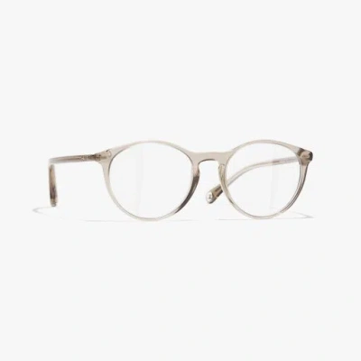 Chanel Pantos Eyeglasses In Taupe 