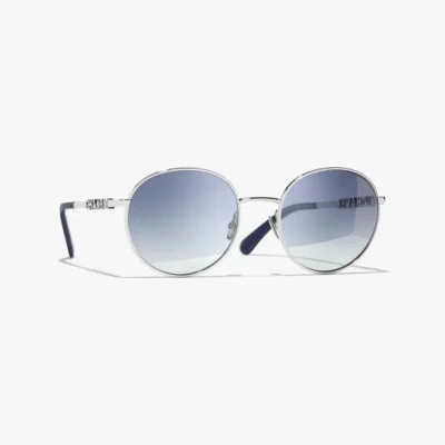 Chanel Pantos Sunglasses In Blue