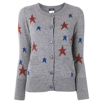 Pre-owned Chanel Paris / Dallas Pharrell Williams Style Cardigan 34 Fr In Gray