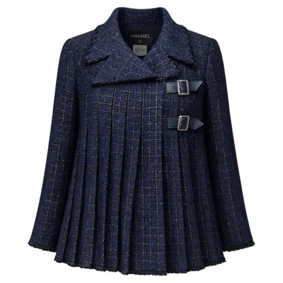 Pre-owned Chanel Paris / Edinburgh Highland Grandeur Tweed Jacket 38 Fr In Black