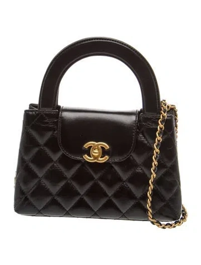 Pre-owned Chanel Paris- Manchester 2024 Nano Kelly Shopper W/ Tags In Black