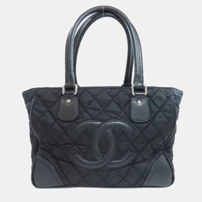 Pre-owned Chanel Paris New York Tote Bag Nylon Material