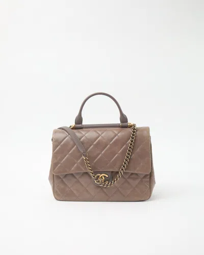 Pre-owned Chanel Paris-rome Gold Bar Bag