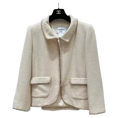 Pre-owned Chanel Paris Venise 2010 Resort Tweed Jacket Sz.38/40 In Gray