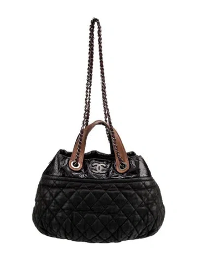 Pre-owned Chanel Paris-byzance In The Mix Tote In Black