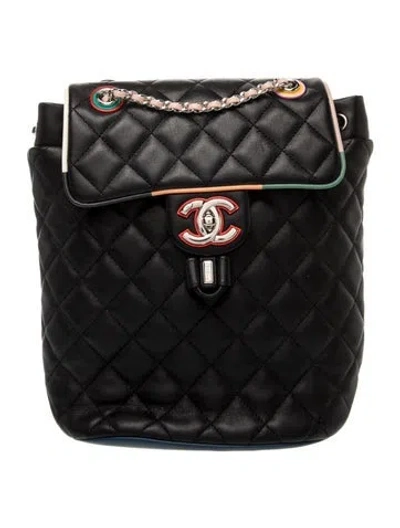 Pre-owned Chanel Paris-cuba Urban Spirit Backpack In Black