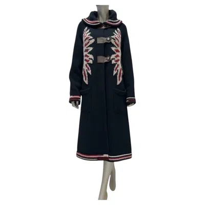Pre-owned Chanel Paris�dallas Runway Cashmere Coat � Fr 36 In Black