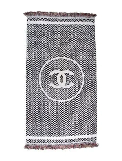 Pre-owned Chanel Paris-dubai Extraordinary Beach Towel In Multi