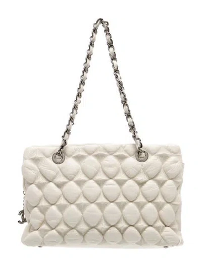 Pre-owned Chanel Paris-moscou Stravinsky Tote In White