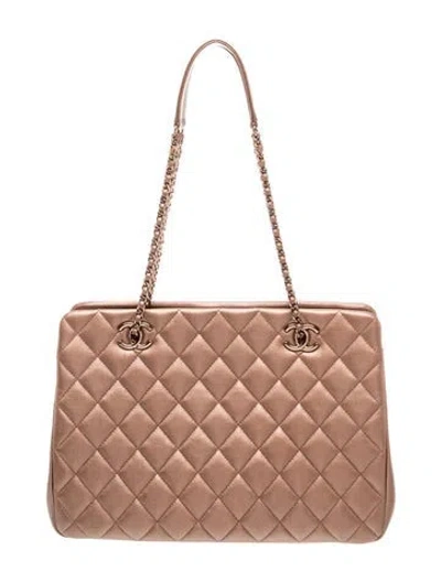 Pre-owned Chanel Paris-salzburg Eyelet Cc Tote