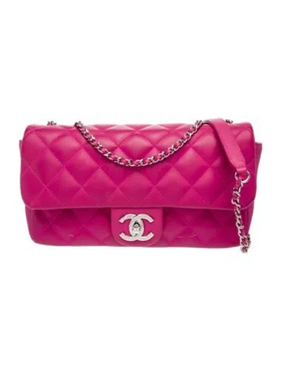 Pre-owned Chanel Paris-seoul Medium Coco Rain Flap Bag In Pink