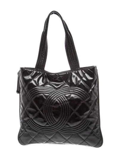Pre-owned Chanel Paris-shanghai Expandable Tote In Black