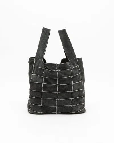 Pre-owned Chanel Patchwork Tote Bag In Gray