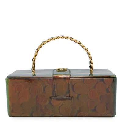 Pre-owned Chanel Patent Leather Handbag Vanity Bag () In Multi
