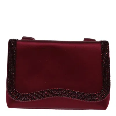 Pre-owned Chanel Pearl Bag Red Synthetic Shoulder Bag ()