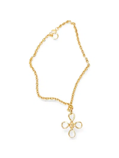 Pre-owned Chanel Pendant Necklace In Gold