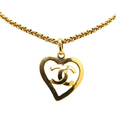Pre-owned Chanel Pendant Necklace () In Gold
