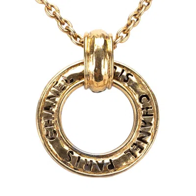 Pre-owned Chanel Pendant Necklace () In Gold