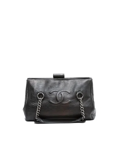 Pre-owned Chanel Perfect Day Tote Bag In Black