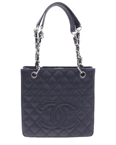 Pre-owned Chanel Petite Shopping Tote Bag (authentic Pre-loved)