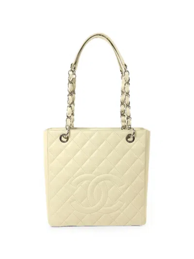 Chanel Petite Shopping Tote Bag In Neutral