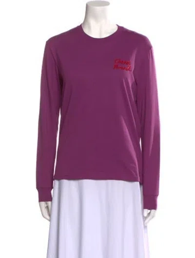 Pre-owned Chanel Pharrell 2019 Capsule Collection Sweatshirt In Purple