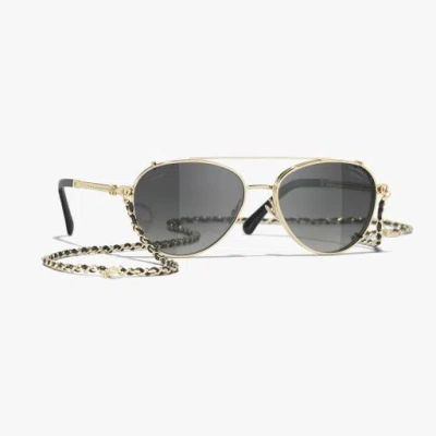 CHANEL PILOT SUNGLASSES