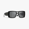 Chanel Pilot Sunglasses In Black