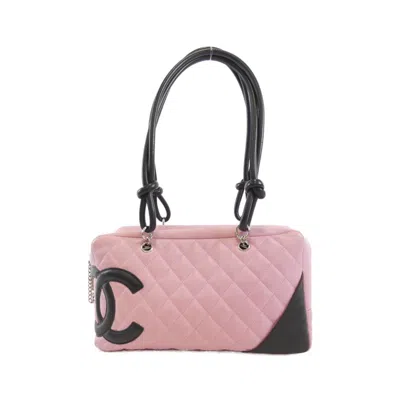 Pre-owned Chanel Pink Cambon Ligne Shoulder Bag () In Multi