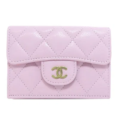 Pre-owned Chanel Pink Caviar Leather Wallet (bi-fold) ()